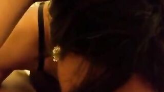 Black Amateur POV Deepthroat Blowjob