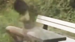 Asian Amateur Couple's Outdoor Fun Hoe 2