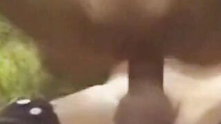 Asian Amateur Couple's Outdoor Fun Hoe 2