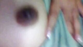 Indonesian Girl with Huge 38D Tits on Webcam