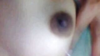 Indonesian Girl with Huge 38D Tits on Webcam
