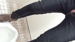 All these Asian girls look so hot peeing in public restrooms