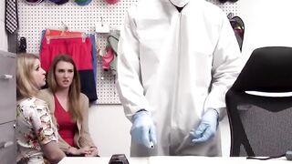 Ashley Lane rides officer's hard cock reverse