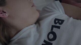Stepdaughter loves cum on face after stepdad fuck