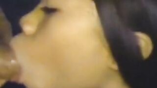 Brunette Asian Amateur Gives Blowjob