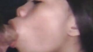 Brunette Asian Amateur Gives Blowjob