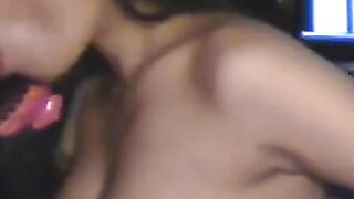 Brunette Asian Amateur Gives Blowjob