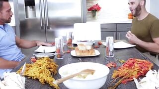 MILF tested by two young cocks filling her cunt