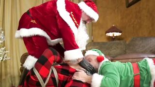 Horny Gay Bandits Christmas Ass Fuck