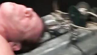 MuscleJockBound.com - Muscular manhole popped with popsicle
