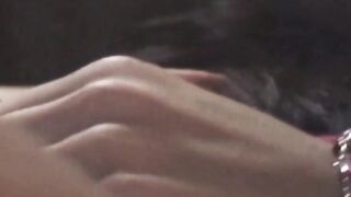 Cam zooms on lace panties while cuties rub beneath