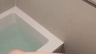 Cam films cutie soaping tits and furry pussy in the bath