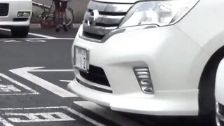 Thong removing babes unleash a full stream all over town