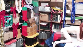 ShopliftersPunished.com - Redhead crook Krystal Orchid stripped and fucked hard after