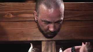 Top Johnny Ford shoves his big, throbbing meat into hungry sub Jayson Parkers ass