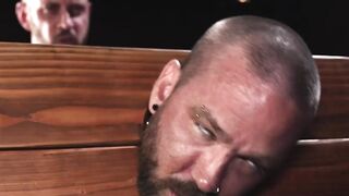 Top Johnny Ford shoves his big, throbbing meat into hungry sub Jayson Parkers ass
