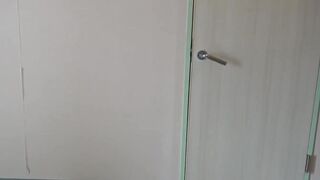 Japanese girl pleasuring herself and peeing in private video