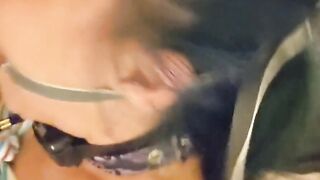Rough Face Fuck: Deep Throat Open Gag for MILF