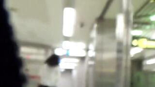 Kinky Japanese brunettes pissing caught in close up footage