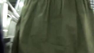 Kinky Japanese brunettes pissing caught in close up footage