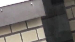 Asian vixens clean slits post leak in shared office restroom