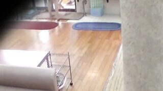 Japanese stunners piss on each other in hot bathhouse steam