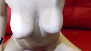 Big-Tit Russian Babe's Webcam Solo