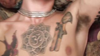 Ari Nucci fingers stretches his hole wide and deep
