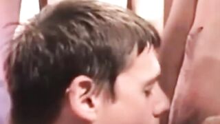 Cumpigs Billy Bowers and Marc Spiits enjoy group cock feast