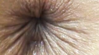 Winking Butthole Close-Up on Webcam
