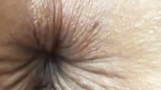 Winking Butthole Close-Up on Webcam