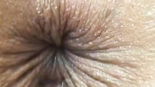 Winking Butthole Close-Up on Webcam