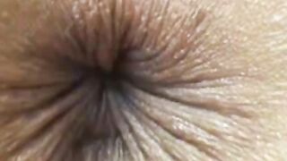 Winking Butthole Close-Up on Webcam