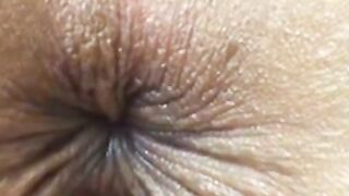 Winking Butthole Close-Up on Webcam