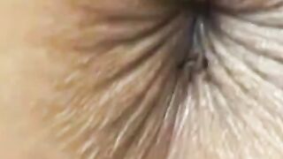 Winking Butthole Close-Up on Webcam