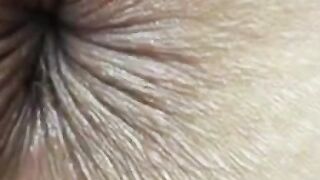 Winking Butthole Close-Up on Webcam