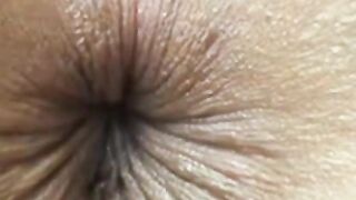 Winking Butthole Close-Up on Webcam