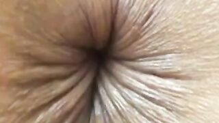 Winking Butthole Close-Up on Webcam