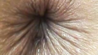 Winking Butthole Close-Up on Webcam