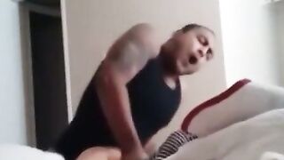 Black Thug Fucks White Girl Hardcore Anal Sex