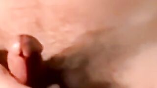 Porn watching homo strokes shaft to messy finish