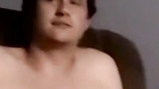 Porn watching homo strokes shaft to messy finish