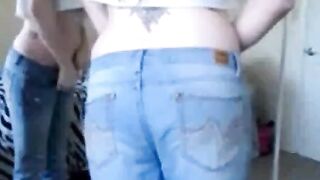 Camper Girl Shows Off Her Assets