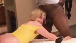 Black Gangbang Facial, But She Still Needs to Masturbate