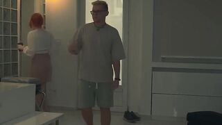 Spying on my stepmom before fucking her