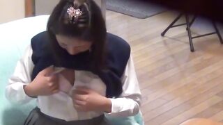 Japanese girlss filmed in a secret tape during in the restroom