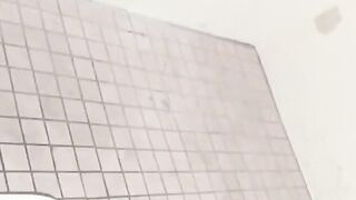 Hairy pussy Asian cuties splashing steamy piss everywhere