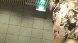 Hot Japanese hotties moaning and peeing in public spaces