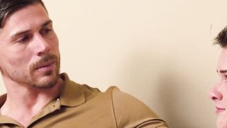 Horny stepuncle Derek Spears breeds Colby Tate FTM pussy like crazy