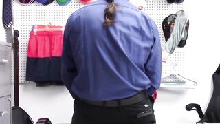 Blonde Lily Larimar gets fucked by officer to avoid jail